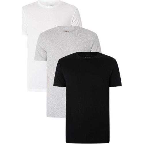 Pyjama's / nachthemden adidas 3-pack Lounge Crew T-shirts
