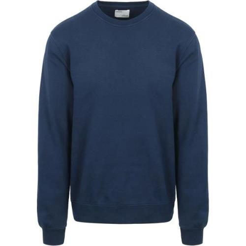 Sweater Colorful Standard Sweater Donkerblauw