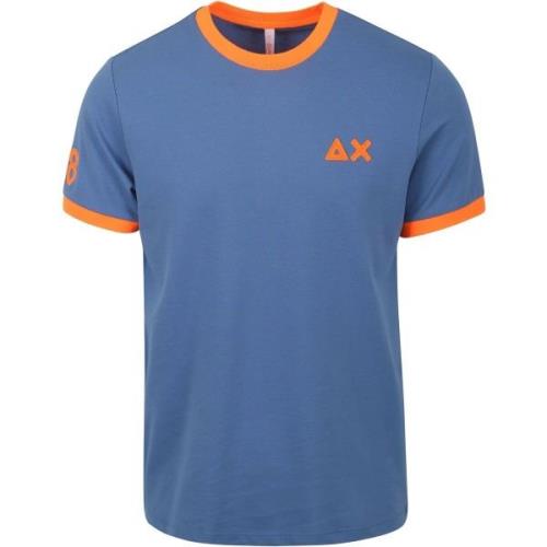 T-shirt Sun68 T-Shirt Big Stripe Blauw