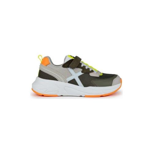 Sneakers Munich Mini track vco 8890093 Verde Kaki/Naranja