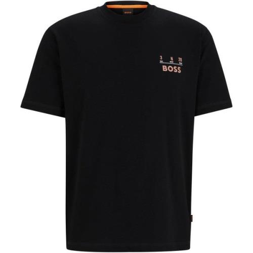 T-shirt BOSS T-shirt Backprint Zwart