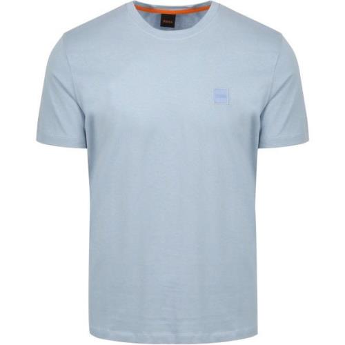 T-shirt BOSS T-shirt Tales Lichtblauw