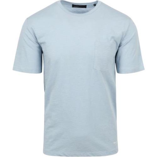 T-shirt Marc O'Polo T-Shirt Slubs Lichtblauw