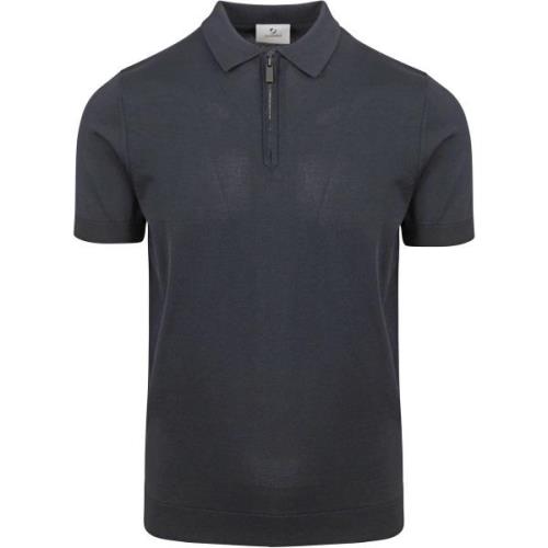 T-shirt Suitable Cool Dry Knit Polo Navy