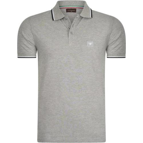 Polo Shirt Korte Mouw Cappuccino Italia Polo Applique Pique