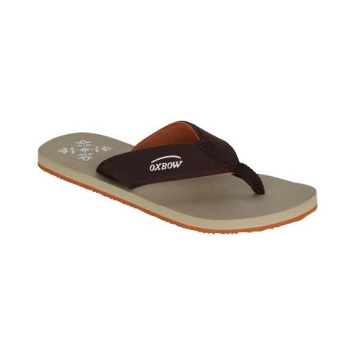 Teenslippers Oxbow Effen katoenen teenslipper VANAKA