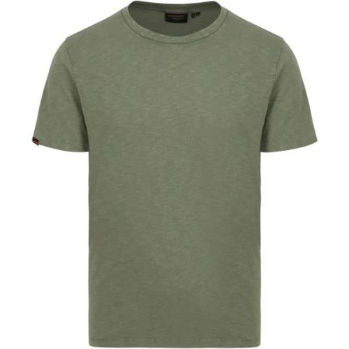 T-shirt Superdry Slub T-Shirt Melange Olijfgroen