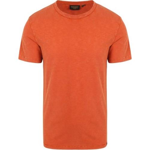 T-shirt Superdry Slub T-Shirt Melange Oranje