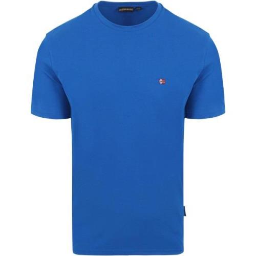 T-shirt Napapijri Salis T-shirt Kobaltblauw