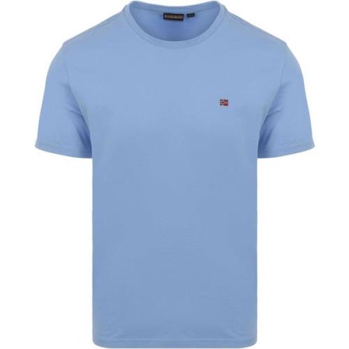 T-shirt Napapijri Salis T-shirt Lichtblauw