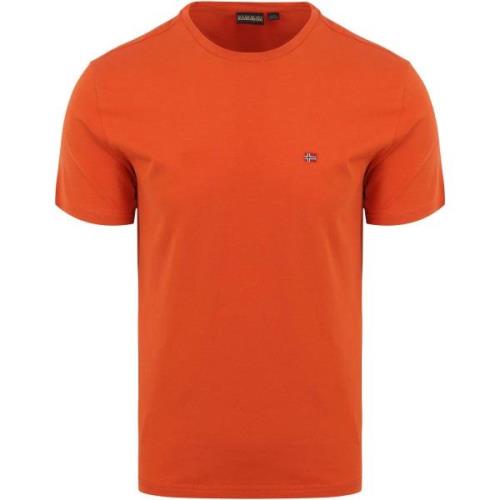 T-shirt Napapijri Salis T-shirt Oranje