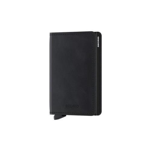 Portemonnee Secrid Slimwallet Vintage - Black