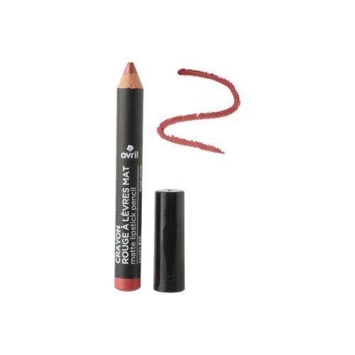 Lipstick Avril Biologisch gecertificeerd Mat Lip Potlood - Rose Vinyle