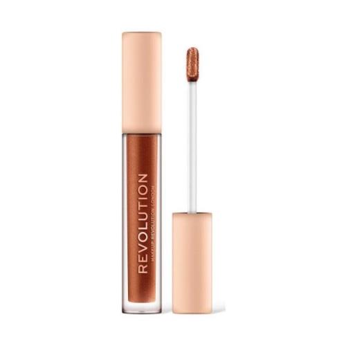 Lipgloss Makeup Revolution Metallic Nude Gloss Collectie - Corset