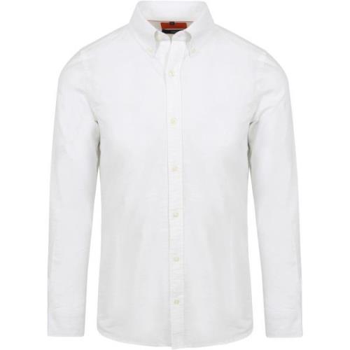 Overhemd Lange Mouw Suitable Overhemd Oxford Wit