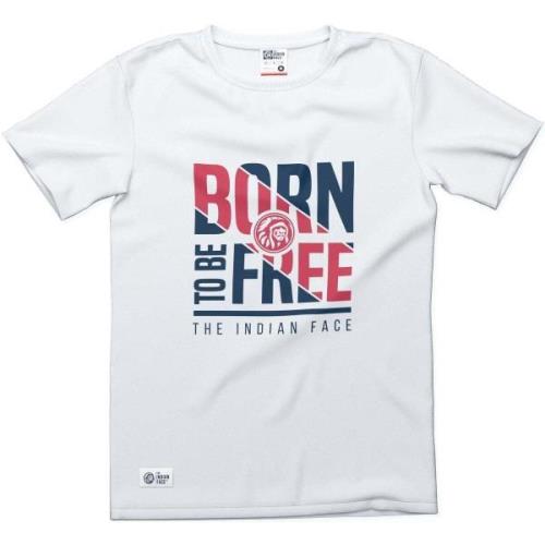 T-shirt Korte Mouw The Indian Face Born to be Free
