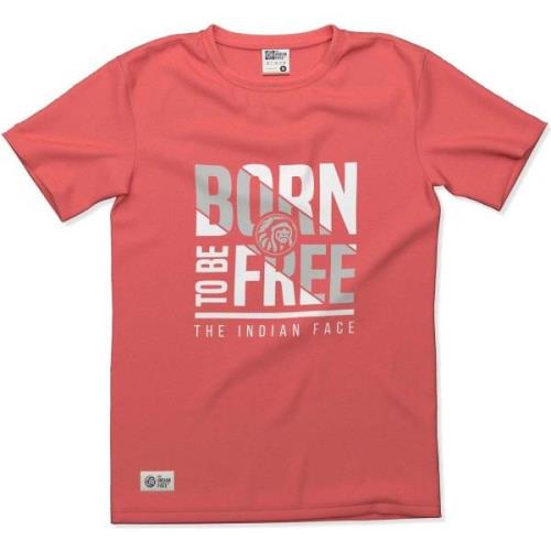 T-shirt Korte Mouw The Indian Face Born to be Free