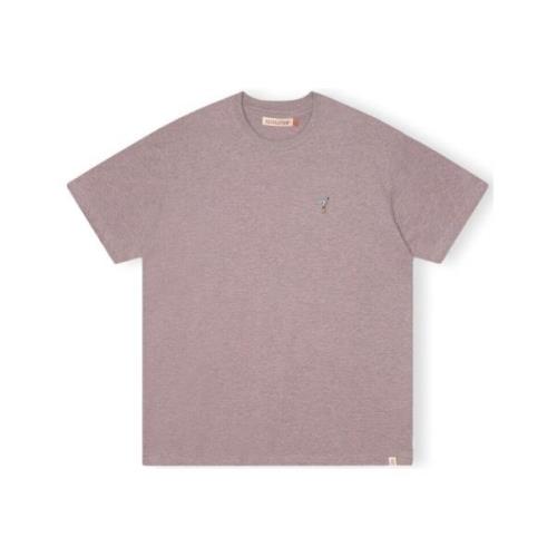 T-shirt Revolution T-Shirt Loose 1366 GIR - Purple Melange
