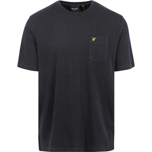 T-shirt Lyle And Scott Knitted T-shirt Navy