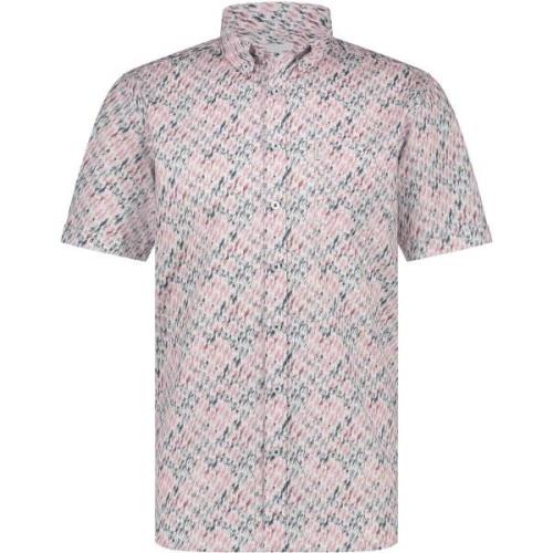 Overhemd Lange Mouw State Of Art Short Sleeve Overhemd Print Roze