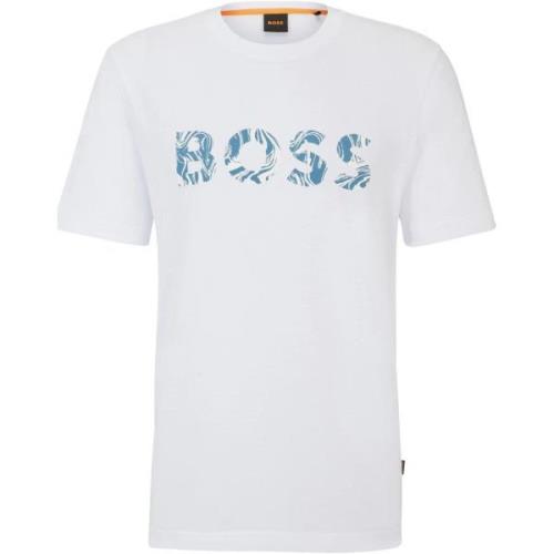 T-shirt BOSS T-shirt Bossocean Wit