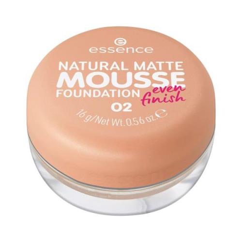 Foundations en Concealers Essence Natural Matte Mousse Foundation - 02