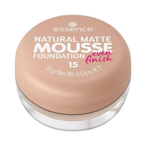 Foundations en Concealers Essence Natural Matte Mousse Foundation - 15