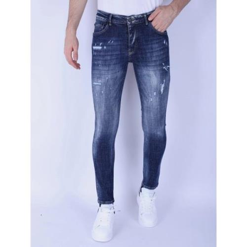 Skinny Jeans Local Fanatic Denim Blue Stone Washed Jeans