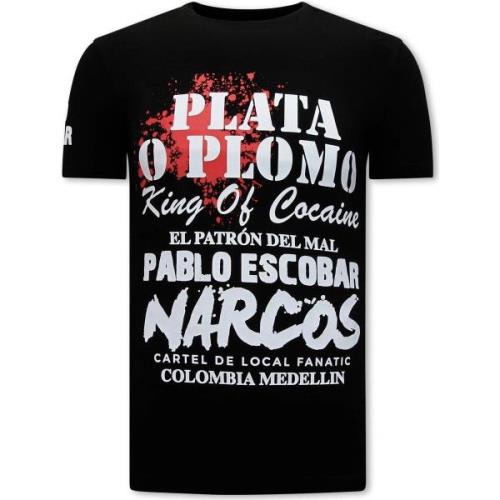 T-shirt Korte Mouw Local Fanatic Plato Plomo