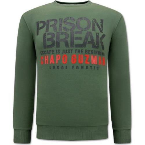 Sweater Local Fanatic Chapo Guzman Prison Break