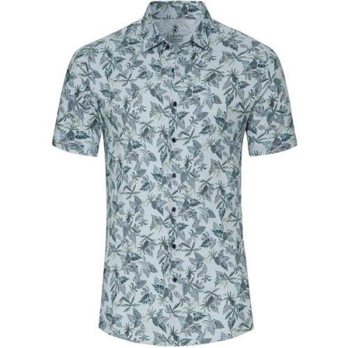 Overhemd Lange Mouw Desoto Short Sleeve Jersey Overhemd Print Lichtbla...