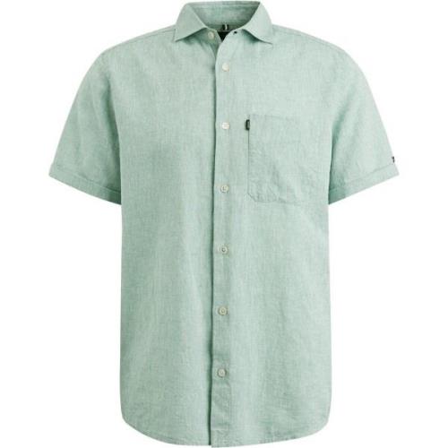 Overhemd Lange Mouw Vanguard Short Sleeve Overhemd Linnen Groen