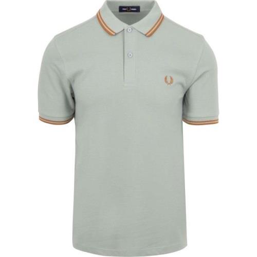 T-shirt Fred Perry Polo M3600 Lichtblauw V22
