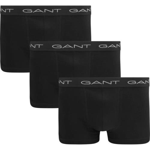 Boxers Gant Boxershorts Trunk 3-Pack Zwart