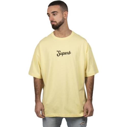 T-shirt Korte Mouw Superb 1982 SPRBCA-2205-YELLOW