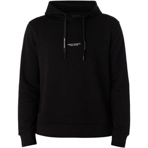 Sweater EAX Pullover-hoodie met logo op de achterkant