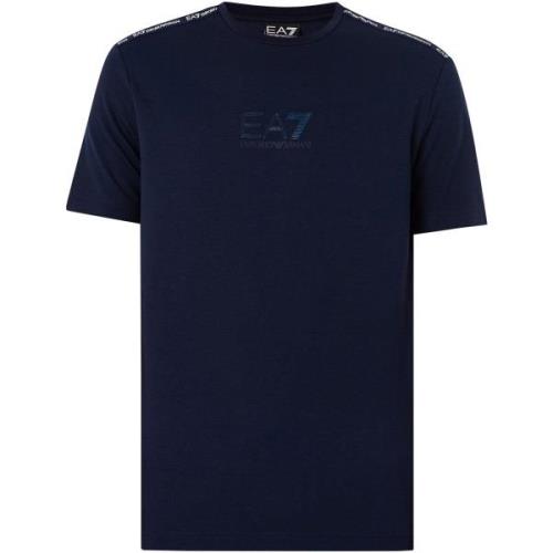 T-shirt Korte Mouw Emporio Armani EA7 T-shirt met verhoogd logo