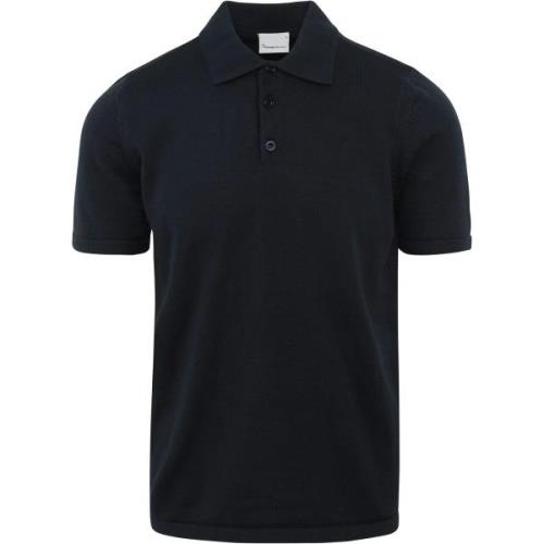 T-shirt Knowledge Cotton Apparel Poloshirt Navy