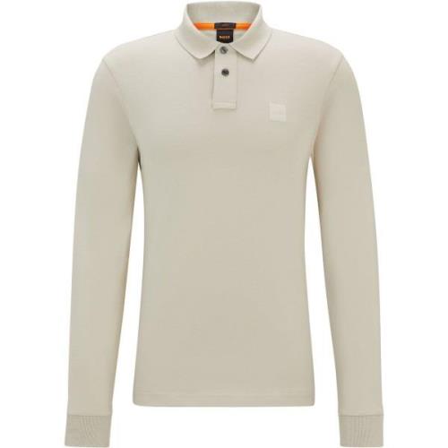 Sweater BOSS Passerby Polo Ecru