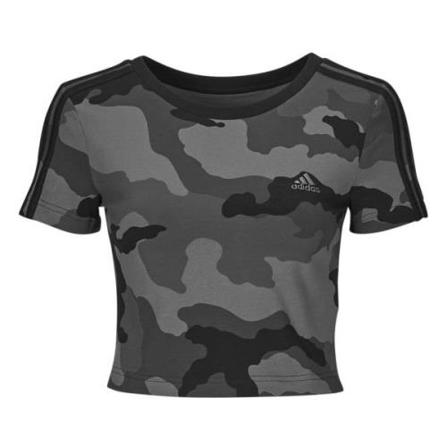 T-shirt Korte Mouw adidas Essentials 3-Stripes Camo Print Baby T-Shirt