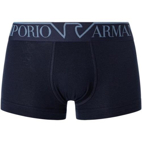 Boxers Emporio Armani Trunks Van Biologisch Katoen Met Megalogo