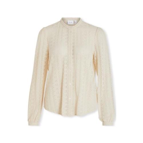 Blouse Vila Noos Chikka Lace Shirt L/S - Birch