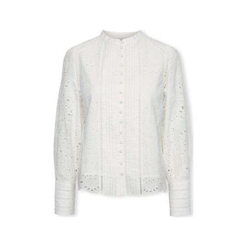 Blouse Y.a.s YAS Noos Alessia Shirt L/S - Star White