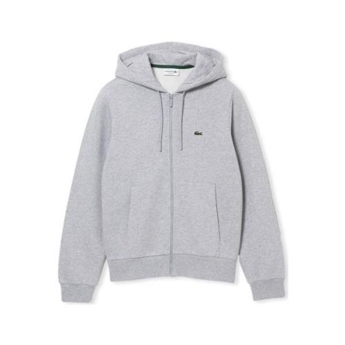 Mantel Lacoste Hooded Jacket - Gris Chiné