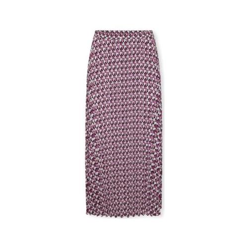 Rok Only Alma Life Poly Skirt - Magenta Purple/Posh