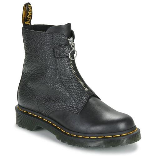 Laarzen Dr. Martens 1460 Pascal Frnt Zip Black Wanama Black Milled Nap...