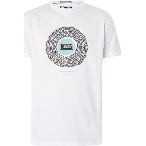 T-shirt Korte Mouw Weekend Offender Supersonisch Grafisch T-Shirt