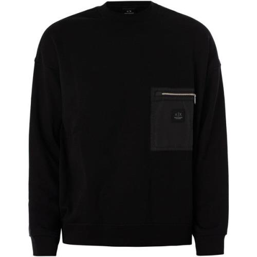 Sweater EAX Zip Pocket Sweatshirt