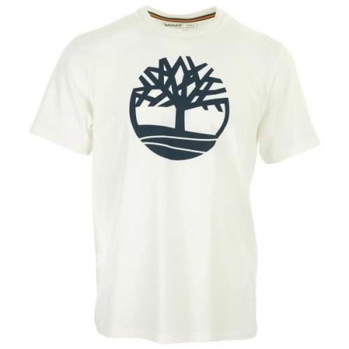 T-shirt Korte Mouw Timberland Kennebec River Tree Logo Tee