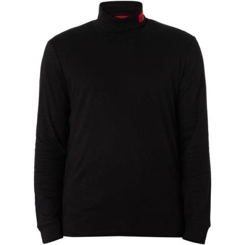 Sweater BOSS Derollo224 Sweatshirt Met Col En Col Met Logokraag